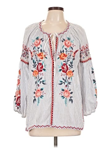 Johnny Was 3/4 Sleeve Blouse (view 1)