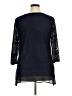 JM Collection Blue 3/4 Sleeve Blouse Size XL - photo 2
