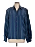 Koret Stripes Blue Long Sleeve Button-Down Shirt Size L (estimated) - photo 1