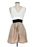 ISSI Color Block Ivory Cocktail Dress Size XXS (estimated) - photo 2