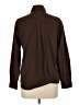 Original TY Wear Solid Brown Long Sleeve Blouse Size 12 - photo 2