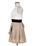 ISSI Color Block Ivory Cocktail Dress Size XXS (estimated) - photo 5