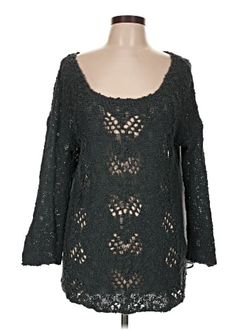 Knitted & Knotted Pullover Sweater (view 1)