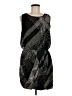 Nine West Graphic Black Cocktail Dress Size 8 - photo 1