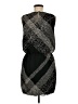 Nine West Graphic Black Cocktail Dress Size 8 - photo 2