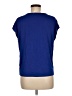Max Studio Blue Short Sleeve Top Size M - photo 2