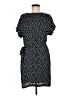 H&M 100% Polyester Polka Dots Black Casual Dress Size 8 - photo 1