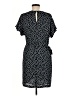H&M 100% Polyester Polka Dots Black Casual Dress Size 8 - photo 2