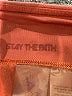 Assorted Brands 100% Polyester Solid Orange Shorts Size XL - photo 3