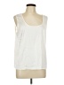 INC International Concepts White Sleeveless Top Size L - photo 1