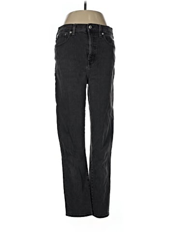 Madewell Tall Classic Straight Jeans in Lunar Wash (view 1)