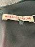 Rebecca Taylor 100% Polyester Metallic Silver Cocktail Dress Size 2 - photo 7