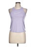 Nike 100% Polyester Purple Active Tank Size L - photo 1