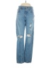 Levi's 100% Cotton Hearts Blue Jeans Size 24 waist - photo 1