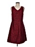 The Limited 100% Polyester Tweed Red Cocktail Dress Size 8 - photo 1