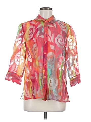 Erin London 3/4 Sleeve Blouse (view 1)