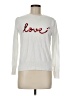 Marled by Reunited White Pullover Sweater Size M - photo 1