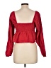 Sim & Sam Red Long Sleeve Blouse Size L - photo 2