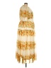 Taylor 100% Polyester Floral Yellow Casual Dress Size 20 - photo 4