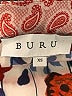 Buru 100% Polyester Paisley Pink Coat Size XS - photo 6