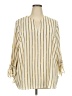 MICHAEL Michael Kors Gold 3/4 Sleeve Blouse Size 3X - photo 1