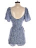 Lulus 100% Rayon Hearts Blue Romper Size S - photo 2