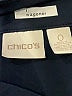 Chico's Black 3/4 Sleeve Blouse Size S - photo 7