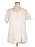Assorted Brands Ivory Short Sleeve T-Shirt Size 1X - photo 1