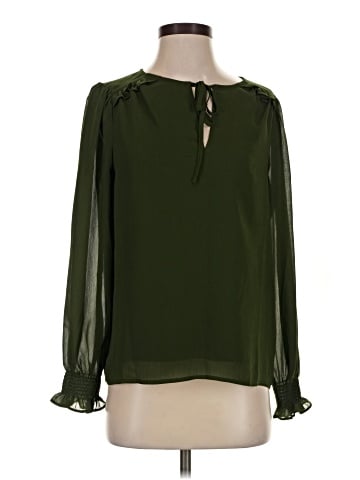 J.Crew Factory Store Long Sleeve Blouse (view 1)