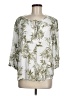 Papermoon 100% Rayon White 3/4 Sleeve Blouse Size M - photo 1