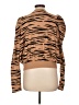 Free People 100% Cotton Animal Print Tan Pullover Sweater Size L - photo 2