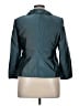 RENA LANGE 100% Cupro Teal Blazer Size 14 - photo 2