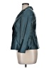 RENA LANGE 100% Cupro Teal Blazer Size 14 - photo 5