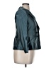 RENA LANGE 100% Cupro Teal Blazer Size 14 - photo 4