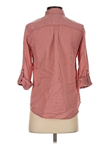 Talbots 3/4 Sleeve Button-Down Shirt (view 2)