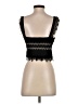 Zara 100% Polymide Black Sleeveless Top Size S - photo 2