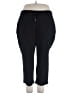 Democracy Solid Black Active Pants Size 3X - photo 1