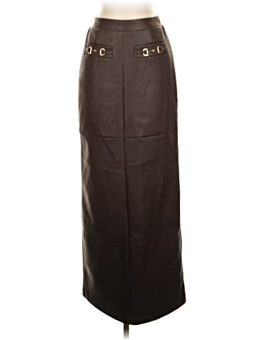 7 For All Mankind Faux Leather Skirt (view 1)