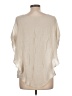 Alyx Ivory Tan Short Sleeve Blouse Size L - photo 2