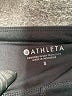 Athleta 100% Polyester Solid Black Casual Skirt Size S - photo 3