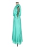 Ann Taylor 100% Polyester Solid Teal Casual Dress Size 8 - photo 5