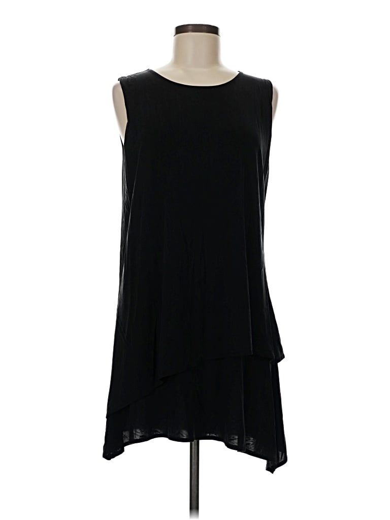 Pre-owned In Cashmere Sleeveless Top Black One Shoulder Neckline Tops