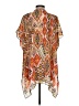 Love Kyla 100% Viscose Orange Kimono Size S - photo 2