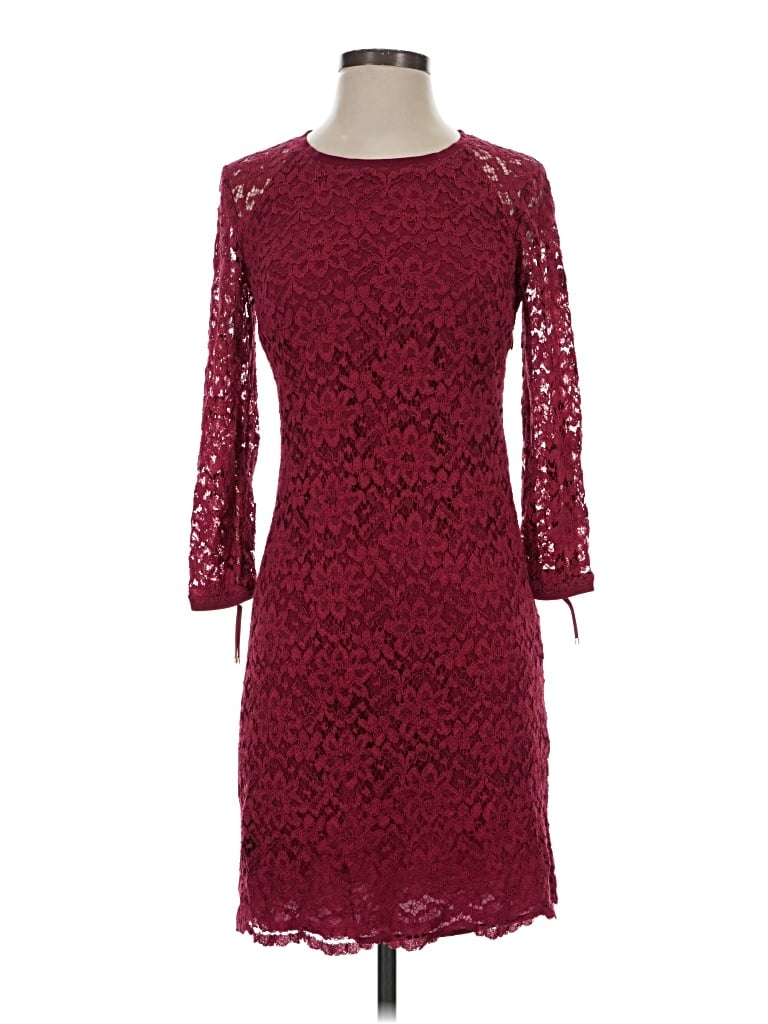 Pre-owned Juicy Couture Cocktail Dress In Burgundy