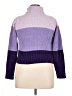 Assorted Brands Color Block Purple Turtleneck Sweater Size 16 - photo 2