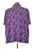 Catherines Floral Purple Short Sleeve Blouse Size 4X - photo 2