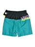 Under Armour 100% Polyester Color Block Green Athletic Shorts Size M (youth) - photo 2