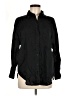 Zara Black Long Sleeve Button-Down Shirt Size M - photo 1