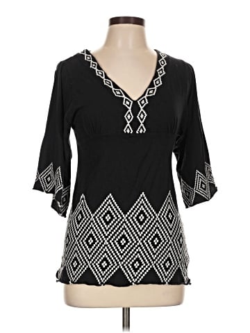 BCBGMAXAZRIA 3/4 Sleeve Blouse (view 1)