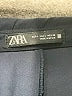 Zara 100% Polyester Solid Black Casual Pants Size L - photo 7